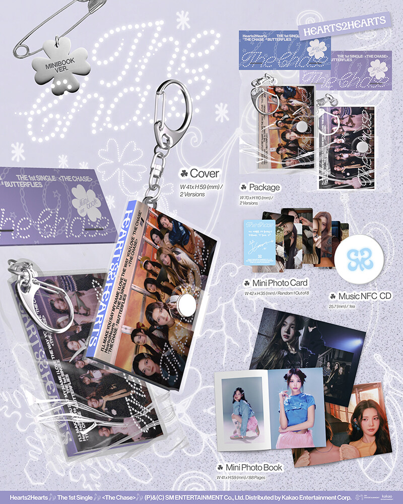 Hearts2Hearts H2H x The Chase MD SM SHOP STORE photocard set